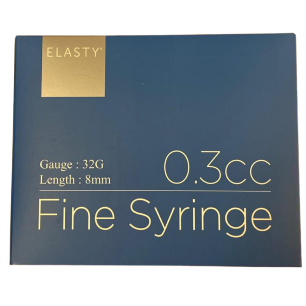 ELASTY 32G Ultra-Thin Insulin Syringes 8mm, 0.3cc